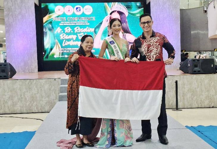 Yayasan EL JOHN Indonesia Lepas Roselina Risang Sekar ke Kontes Miss Supraglobal 2026 di India