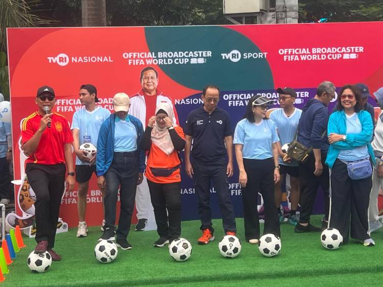 Bola Gembira Menggelinding dari Sudirman hingga Berbagai Kota di Indonesia, TVRI Mulai Hitung Mundur Piala Dunia 2026