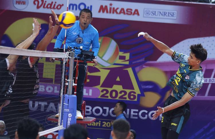 Proliga 2026: Samator Pastikan Lolos Final Four, Usai Kalahkan Medan Falcon Tirta Bhagasasi