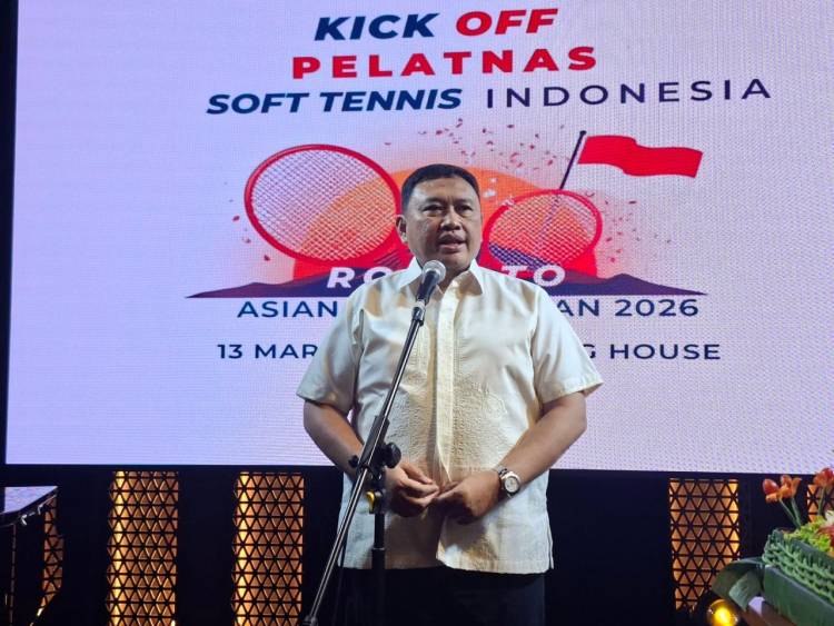 Awal Chairuddin Pimpin Kick Off Pelatnas Soft Tennis, Indonesia Bidik Prestasi di Asian Games 2026