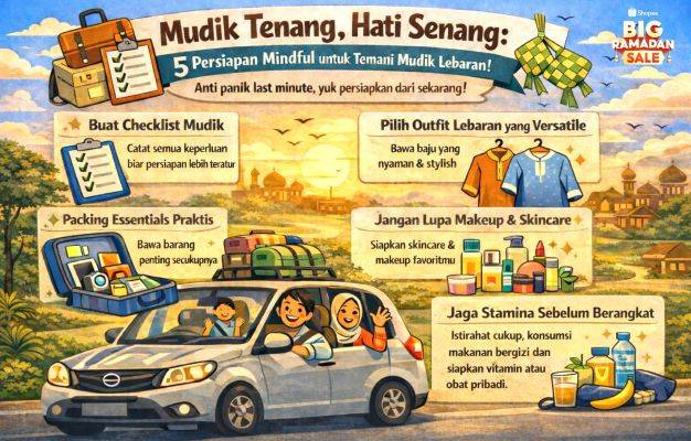 Persiapkan Semua Kebutuhan agar Mudik dan Lebaran Lebih Nyaman