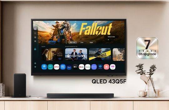 Real TV QLED Q5F 43 Inci, Solusi Hiburan All-in-One di Rumah yang Aman dan Nyaman