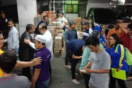 Relawan Kampung Siaga Bencana Dinsos; Beri Bantuan