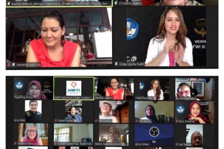 3 Perempuan Hebat; Sukseskan Webinar Series FFWI Ke-3