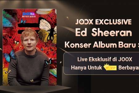 Ed Sheeran Hadirkan Konser Live Eksklusif Hanya di JOOX