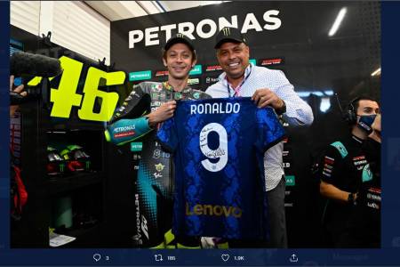 Ronaldo Jadi Alasan Valentino Rossi Cinta Inter Milan