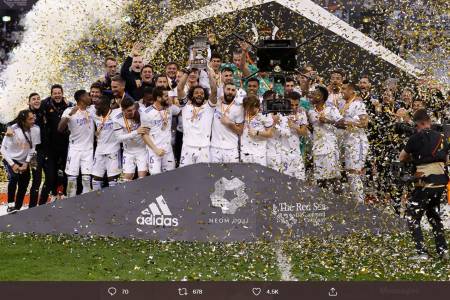 Hasil Piala Super Spanyol: Kalahkan Bilbao, Real Madrid Juara