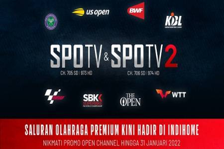 IndiHome Hadirkan Tayangan Olahraga Terbaik Dunia Bersama SPOTTV 