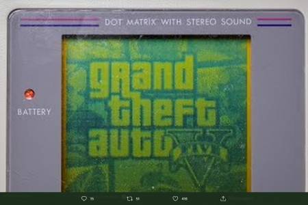 Fisikawan Jerman Buat GTA V Bisa Dimainkan di Game Boy