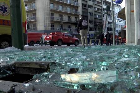Ledakan di Pusat Kota Yunani Rusak Beberapa Bangunan