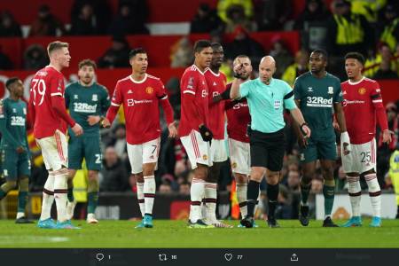 Hasil Piala FA: Kalah Adu Penalti, Manchester United Tersingkir