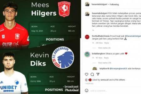 PSSI Hentikan Proses Naturalisasi Mees Hilgers dan Kevin Diks