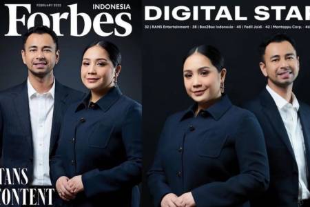 Forbes Indonesia Nobatkan Raffi Ahmad dan Nagita Slavina sebagai 'The Sultans of Content'