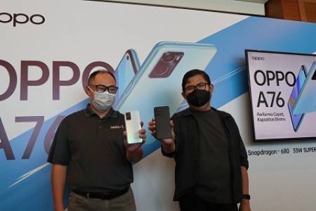 OPPO  ResmiLuncurkan Ponsel A76