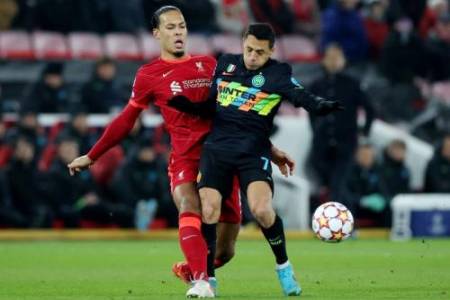 Hasil Liga Champions 2021-2022 : Takluk dari Inter Milan 1-0, Liverpool Tetap Melenggang ke Perempat Final