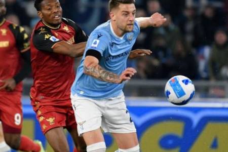 Hasil Liga Italia Semalam : Lazio Hempaskan Venezia 1-0