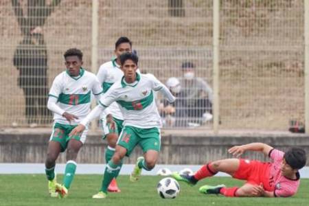 Laga Uji Coba : Timnas Indonesia U-19 Dibantai Timnas Korea Selatan U-19