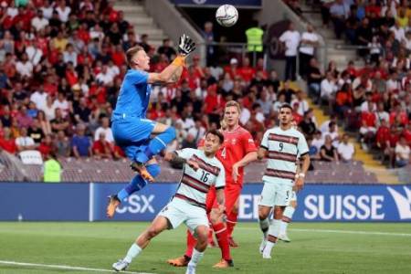 UEFA Nations League 2022- 2023 : Timnas Swiss Kalahkan Timnas Portugal dengan Skor 1-0