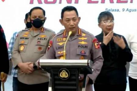 Kapolri Tetapkan Irjen Ferdy Sambo Tersangka Dalang Penembakan Brigadir J