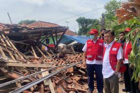 PMI Target Korban Gempa Cinjur Kembali ke Rumah Sebelum Puasa