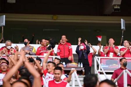 Timnas Indonesia Menang Lawan Kamboja, Presiden: Patut Kita Syukuri!