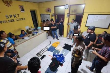 Sadis!  Kawanan Geng Motor Bacok Anggota Polri di Indramayu