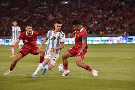 Tampil Perubahan, Lionel Scaloni Puas dengan Hasil Melawan Timnas  Indonesia