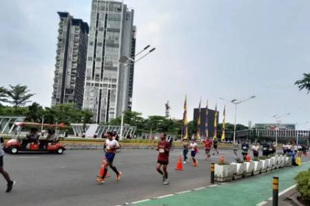 Mempora Dito Harap LPS Monas Half Marathon  2023 Masuk Klasifikasi Internasional