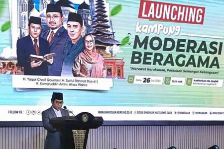 Kemenag Luncurkan 1000 Kampung Moderasi Beragama