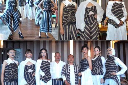 Embran Nawawi Tampilkan Karya di Lao Fashion Week 2023, Usung Kain Tenun Nusa Amin