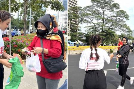 Sharp Greenerator Bersih-Bersih di Pulau Harapan, Rayakan World Clean Up Day