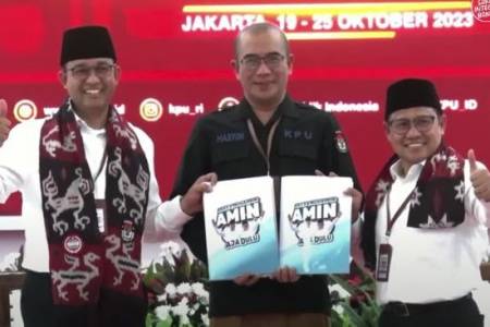 Resmi! Anies dan Cak Imin Daftar Capres dan Cawapres di KPU RI 