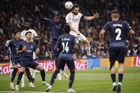 Liga Champions 2023/2024:  Madrid Menang Telak 3-0 atas Braga, Arsenal Bungkam Sevilla 2-0