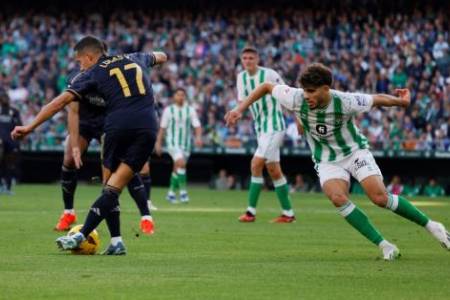 Liga Spanyol 2023/2024:  Real Betis Imbangi Real Madrid 1-1