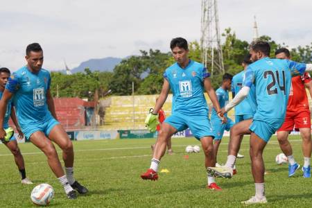 Malut United Ingin Menuntaskan Momentum Peluang Lolos ke Liga 1 di Kota Padang