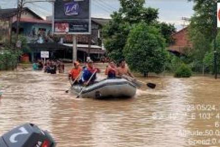 Banjir Rendam 4 desa dan 2 Kelurahan di Kabupaten Muara Enim, 6.605 Orang Terdampak! 