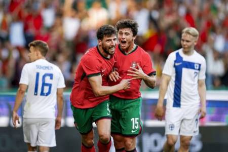 Laga Persahabatan: Portugal Tundukan Finlandia 4-2, Italia Ditahan Imbang Turki