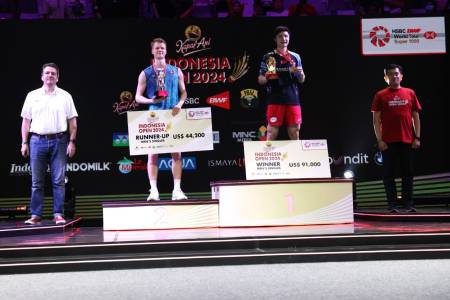 Shi Yu Qi Raih Gelar Indonesia Open 2024 di Istora GBK Senayan