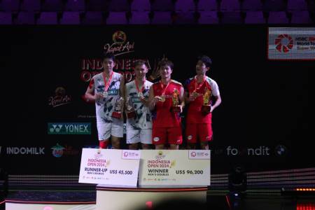 Indonesia Open 2024: Liang Wei Keng/Wang Chang Pastikan China Bawa Pulang 4 Gelar Juara