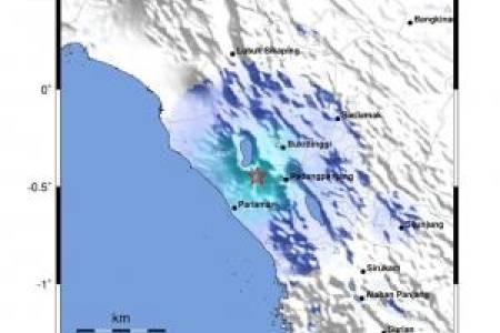 BMKG: Gempa Bumi Guncang Padang Panjang Sumbar