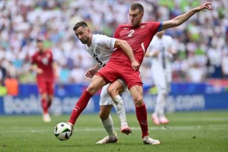EURO 2024: Laga Slovenia vs Serbia Berakhir Imbang 1-1