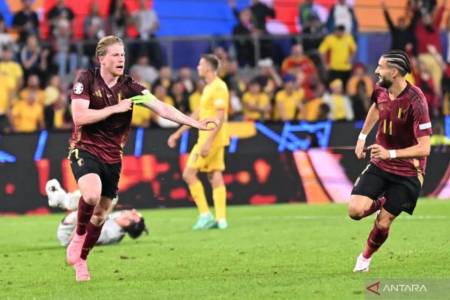 EURO 2024: Timnas Belgia Menang 2-0 atas Timnas Rumania