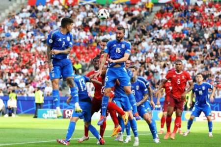 EURO 2024: Timnas Swiss Keperempatfinal, Kalahkan Timnas Italia dengan Skor 2-0