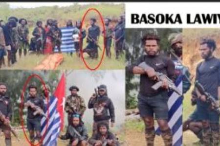 Aparat Gabungan Tangkap Anggota KKB Papua, Basoka Lawiya di Nabire.