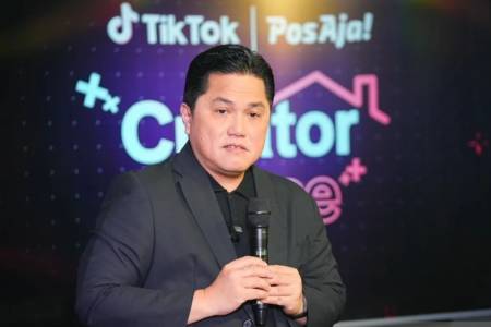 Erick Thohir Resmikan Kolaborasi PT Pos-TikTok