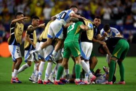 Gol Lautaro Martinez Bawa Timnas Argentina Juara Copa America 2024