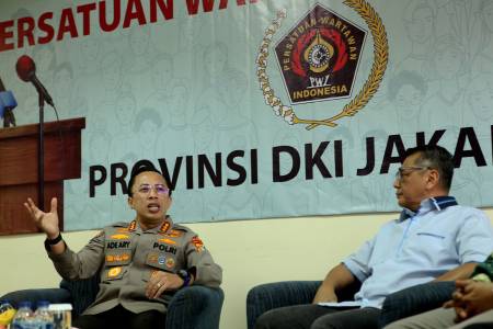 Kunjungan Balasan Kabid Humas PMJ ke PWI Jaya Guna Perkuat Sinergi