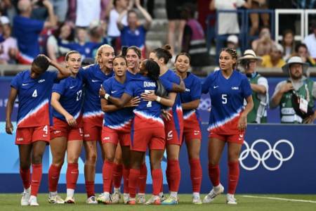 Hajar Brazil 0-1, AS Raih Medali Emas Sepakbola Putri Olimpiade Paris 2024