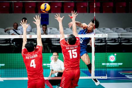 Tim Voli Putra Indonesia Tumbang di SEA V League