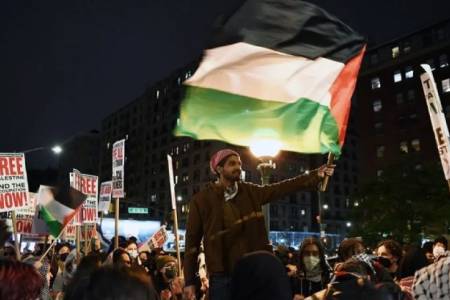 Jelang Konvensi Demokrat, Demo Besar Pro Palestina Terjadi di Chicago